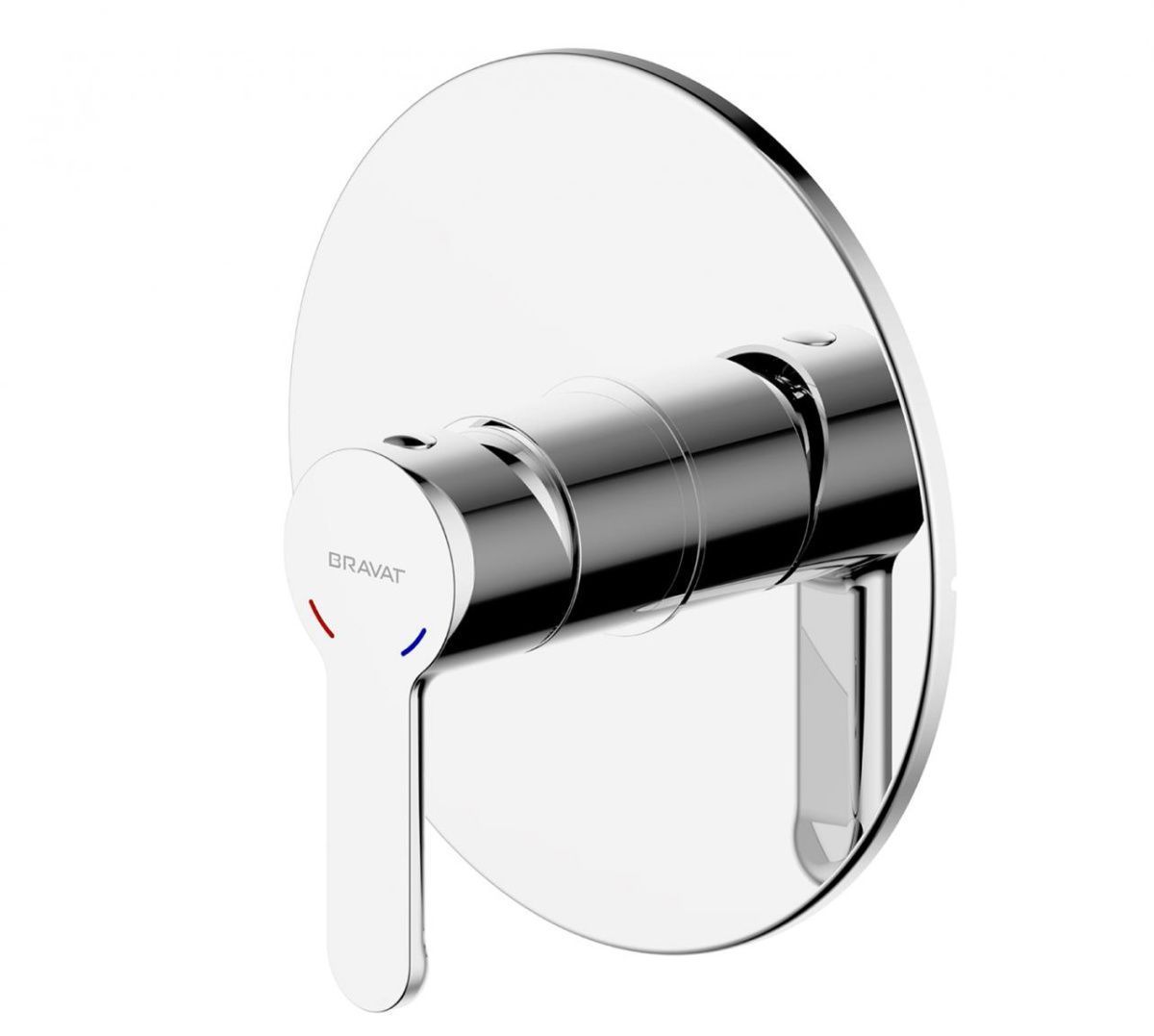 Смеситель для душа Bravat Stream PB83783CP-ENG встраиваемый в стену хром