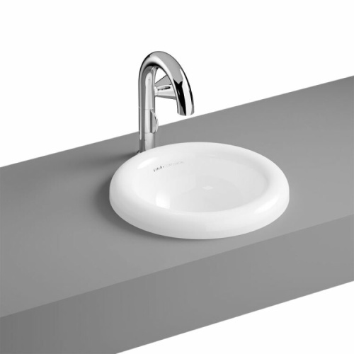Раковина Vitra Liquid 40 см 7311B403-0016 встраиваемая цвет белый