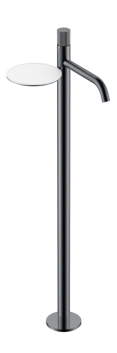 Смеситель Boheme Stick 120-SGM.3 напольный графит глянцевый