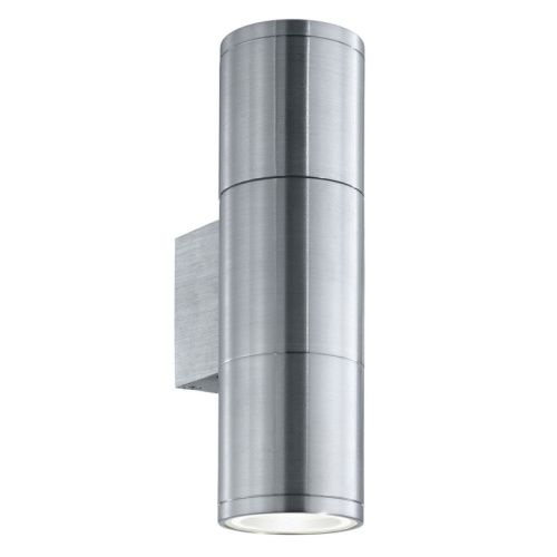 Уличный настенный светильник Ideal lux Gun Alluminio (Гун Аллуминио) Gun AP2 Small Alluminio
