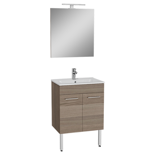 Комплект мебели: тумба + раковина + зеркало Vitra Mia 75069 60x39x62