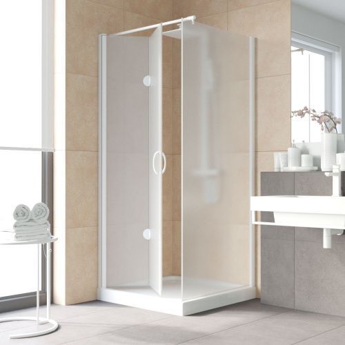 Душевой уголок Vegas-Glass GPS-Fis LUX GPS-Fis LUX 80*80 01 10 L 80х80 стекло матовое профиль белый без поддона