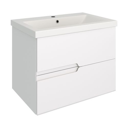 Тумба под раковину Runo СТОКГОЛЬМ 00-00001124 70х40 подвесная цвет белый
