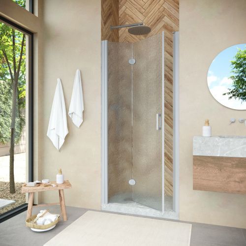 Душевая дверь Vegas-Glass GPS NOVO GPS NOVO 95 07 02 L 95х190 стекло рифленое профиль хром