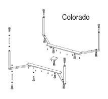 Каркас для ванны Riho Colorado 208220