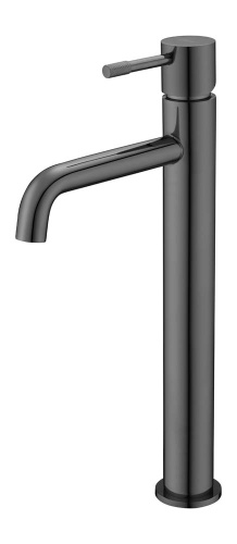 Смеситель Boheme Uno 462-SGM на столешницу графит глянцевый