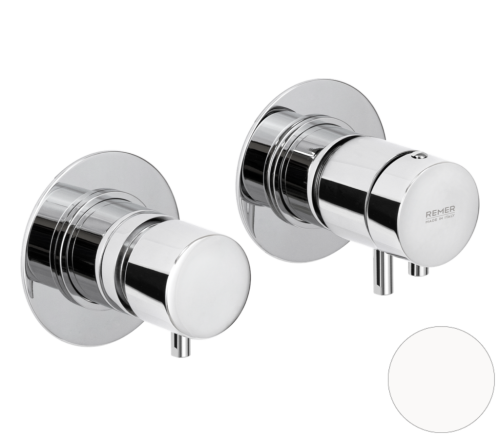 Смеситель для душа Remer X Style XT96D3BO встраиваемый в стену белый