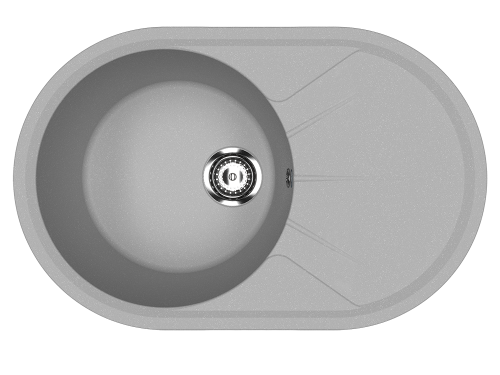 Кухонная мойка Ulgran Classic U-503-342 75х48 цвет графит