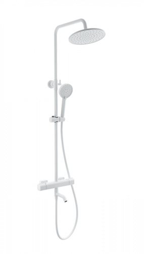 Душевая стойка Wonzon & Woghand Stay WW-B3051-A-MW настенная цвет белый