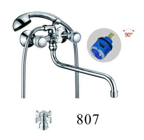 Смеситель для ванны D-Lin D146807 настенный хром