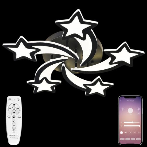 Люстра потолочная Natali Kovaltseva Star (Стар) INNOVATION STYLE 83018 BLACK