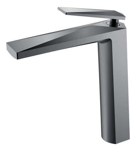 Смеситель Boheme Venturo 372-SGM на столешницу графит глянцевый