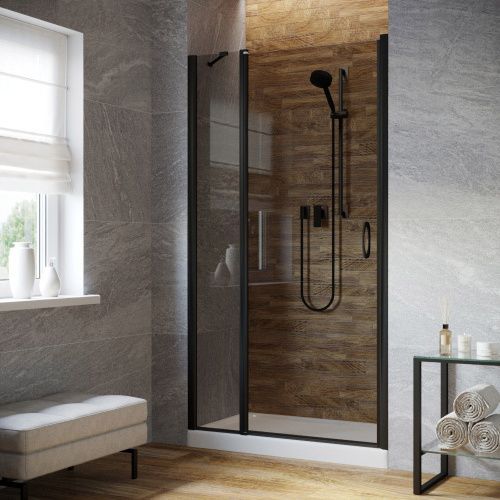 Душевая дверь Vegas-Glass EP-F-1 LUX EP-F-1 LUX 135 02М 7 L 135х200 стекло тонированное профиль черный матовый