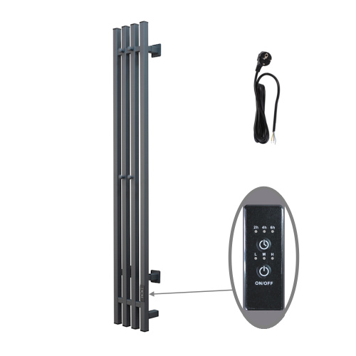 Полотенцесушитель Тругор Вектор Пэк сп ПэкспВекторкв412015грВГП 21х120 электрический графит