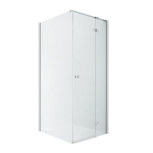 Душевой уголок New Trendy REFLEXA Chrome EXK-5107 90х80 стекло прозрачное профиль хром без поддона