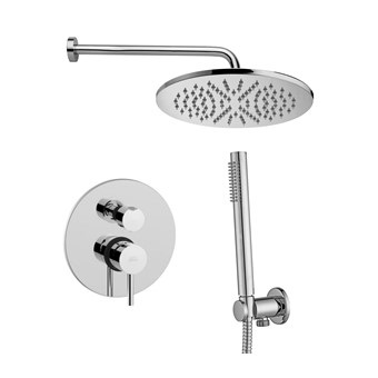 Душевая система Paffoni Light KITLIG018CRKING встраиваемая в стену