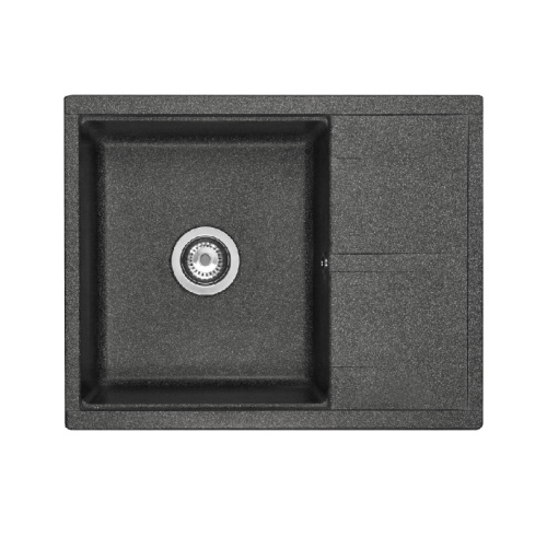 Мойка кухонная Aquaton Делия 1A718632DE210 65х51,6 цвет графит