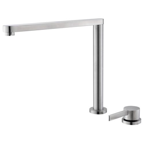 Смеситель для кухни Esko Kitchen K52 на столешницу нержавеющая сталь