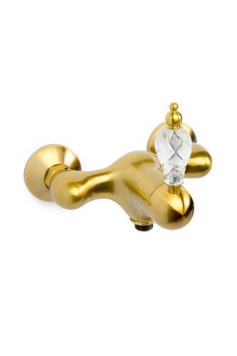 Смеситель Boheme Crystal 304-CRST настенный бронза