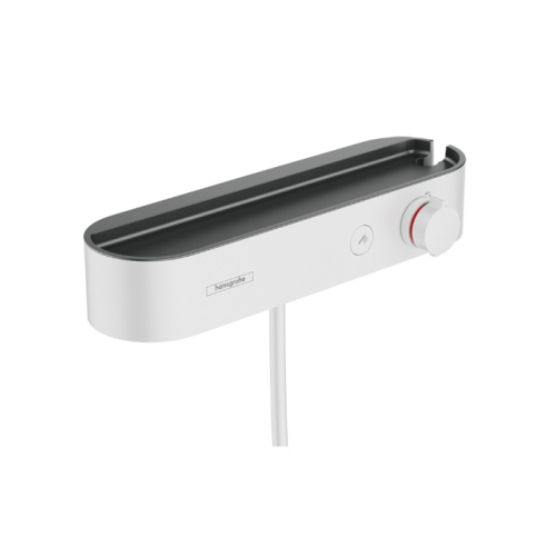 Смеситель для душа Hansgrohe ShowerTablet 24360700 настенный белый с термостатом