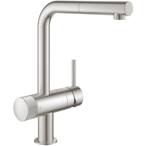 Смеситель  Grohe Blue 31721DC0 на столешницу сталь