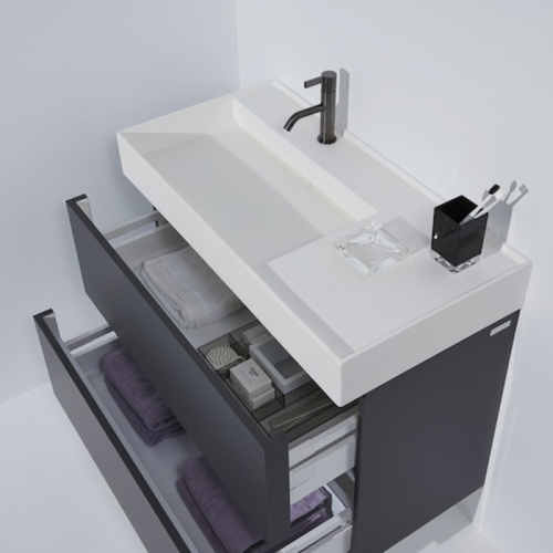 Раковина Laufen Kartell 90 см 8.1033.8.000.111.1 накладная цвет белый