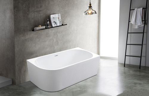 Ванна акриловая Esbano Bagama (left) ESVABAGAL 170х80 отдельностоящая овальная с каркасом