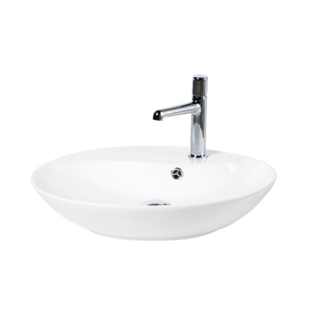 Раковина BelBagno 45 см BB1370 накладная цвет белый глянцевый