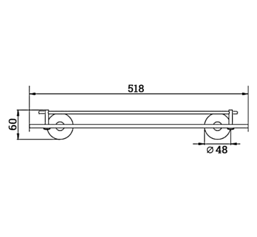 Полка в ванную комнату D-Lin D260280