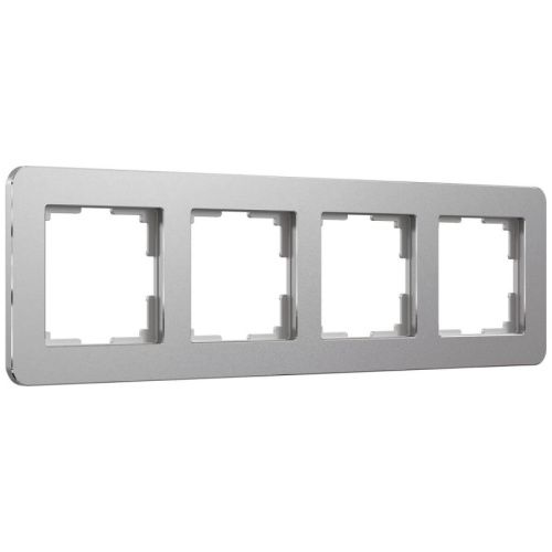 Рамка на 4 поста Werkel Platinum (Платинум) 4690389184505