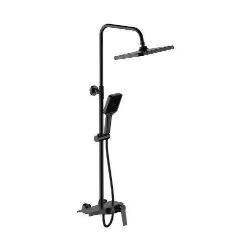 Душевая стойка BELZ B572 B24572-7 настенная цвет черный