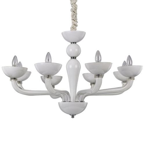 Люстра подвесная Ideal lux Casanova Bianco (Цасанова Бианцо) Casanova SP8 Bianco