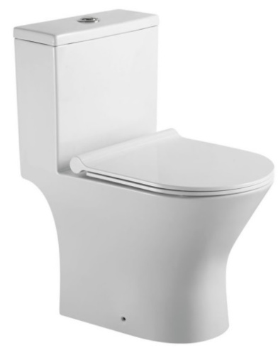 Унитаз-компакт напольный с бачком Stella Polar Мурсия SP-00001858 белый с сиденьем микролифт безободковый душевой смыв