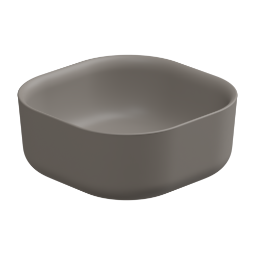 Раковина GSG Ceramic Design Hit! 42см HILAVQU42030 накладная цвет бежевый