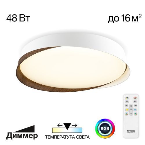 Светильник потолочный музыкальный Citilux Bonny (Бонны) CL754350G