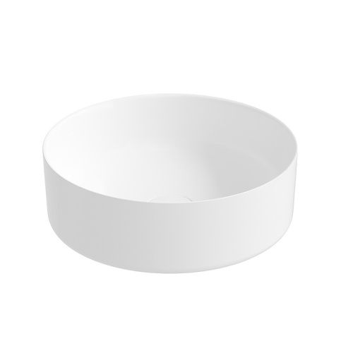 Раковина из сантехнического фарфора IDDIS Ray RAYWM03i27 36х36 накладная цвет белый без отверстий под смеситель