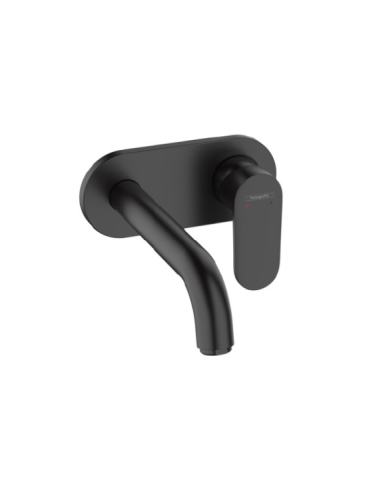 Смеситель Hansgrohe Vernis Blend 71576670 настенный встраиваемый черный матовый без термостата