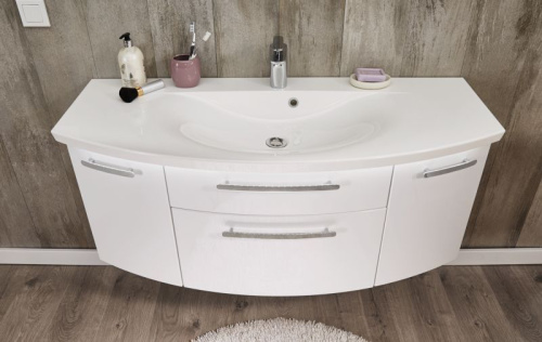 Тумба под раковину Puris Vuelta WUA351216(722/161) 120х45х48 подвесная цвет белый