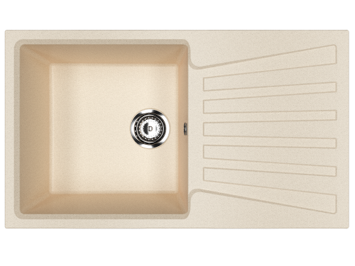 Кухонная мойка Ulgran Classic U-703-328 83х48 цвет бежевый