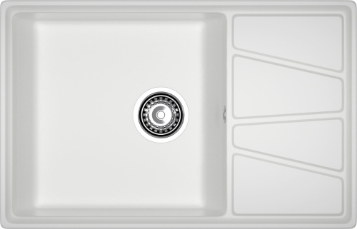 Кухонная мойка Granfest Vertex V-780L иней 78х50 цвет белый