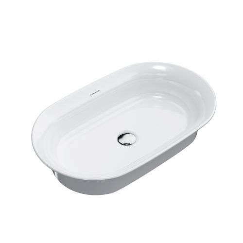 Раковина керамическая Kerama Marazzi CANALETTO CN.wb.65 65х41 накладная цвет белый без отверстий под смеситель