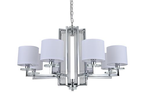 Люстра подвесная Newport 35400 35408+1/C chrome без абажуров