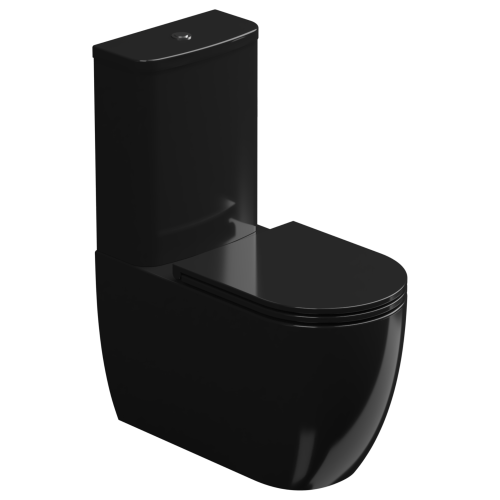 Чаша унитаза напольная GSG Ceramic Design Like LKMBL002P цвет черный