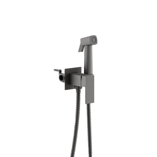 Гигиенический душ со смесителем Belz B805 B55805-3 оружейная сталь