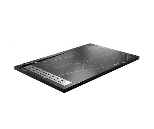 Душевой поддон WasserKRAFT Neime 19T 19T36 140x90 искусственный камень черный
