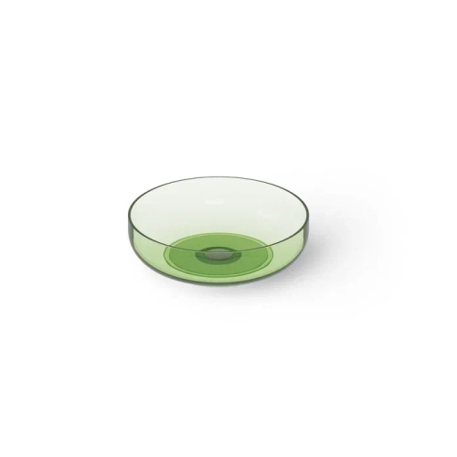Раковина керамическая Dea Design Washbasins DD9101 400 R3 40х40 накладная цвет зеленый без отверстий под смеситель