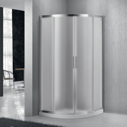 Душевой уголок BelBagno SELA SELA-R-2-90-P-Cr 90х90 стекло рифленое профиль хром глянцевый без поддона
