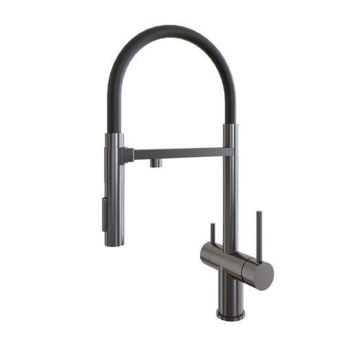 Смеситель для кухни Grandex Aqua Choice-S 9020153 на мойку графит