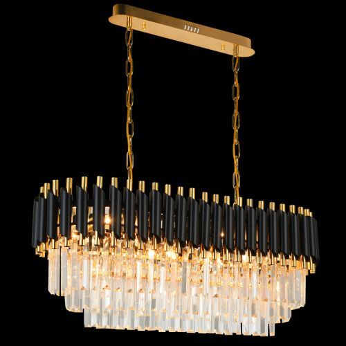 Люстра подвесная Natali Kovaltseva DARIAN (ДАРИАН) DARIAN 76017/8C GOLD BLACK