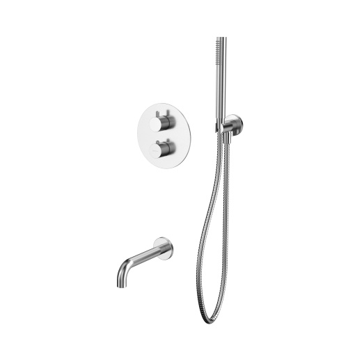 Смеситель для ванны Whitecross Y brushed nickel YSET10NIB встраиваемый никель брашированный